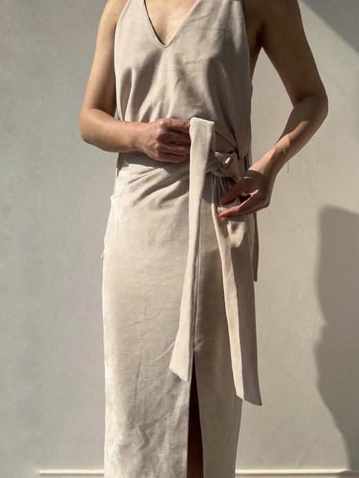 Semplicita｜Z07 系带半身裙 [ 奶油白 ] 商品图3