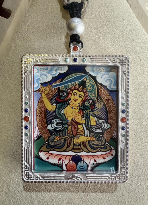 方形嘎乌手绘唐卡-大号 商品图1