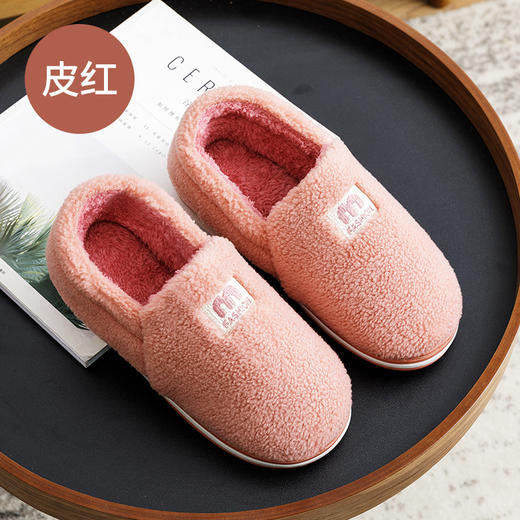 【暖暖棉鞋，柔软舒适】新款加绒加厚的包跟棉拖鞋女，舒适保暖，步履如飞。情侣棉鞋男也是不错的选择，防滑耐磨，多种颜色可选。室内家居、办公室白领都适用，让你的冬季更加温暖！ 商品图12