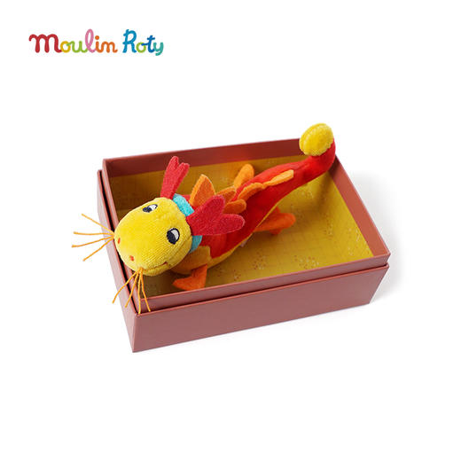 Moulin Roty 小龙玩偶钥匙扣礼盒装 礼品礼盒 适合年龄2岁+ 644006 商品图2