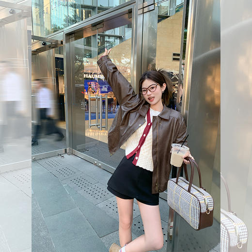 【179元任选2件】最后一波现货！复古短款V领毛衣开衫 商品图2