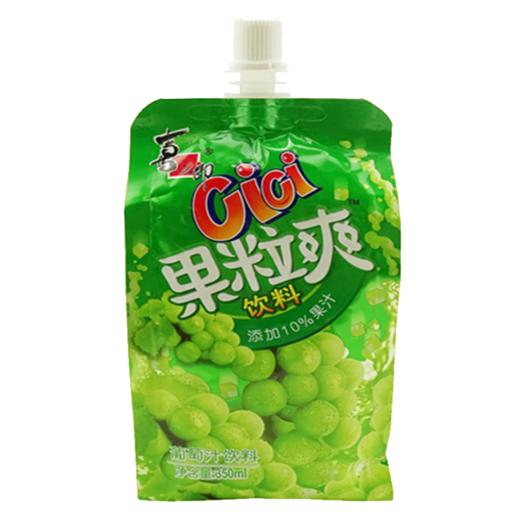 喜之郎cici果粒爽葡萄汁饮料350ml 商品图0