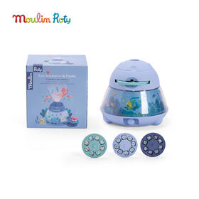 Moulin Roty 保利的历险故事投影灯 适合4岁+ 含3枚幻灯片 大型投射 视觉震撼 保利的历险系列 法国品牌-676364