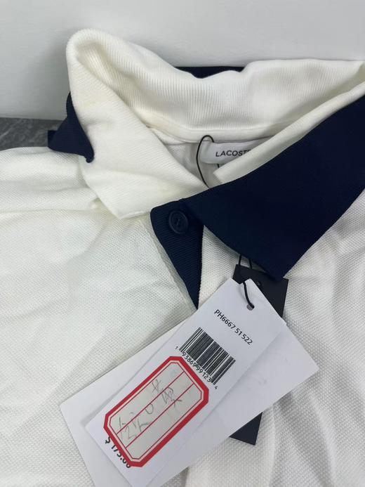 瑕疵Lacoste/法国鳄鱼 男士新款休闲百搭翻领短袖POLO衫 商品图3