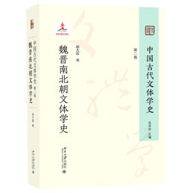 中国古代文体学史：第二卷·魏晋南北朝文体学史 胡大雷 著 北京大学出版社