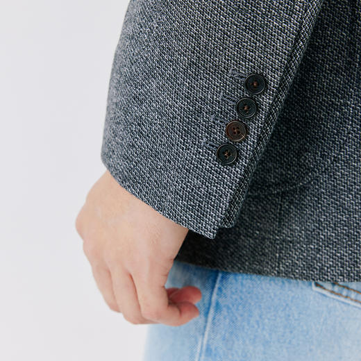 东黎 • 混纺款男士秋冬可拆卸连帽西服 3760 商品图7