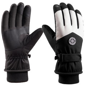 滑雪手套男女冬季运动骑行加绒加厚防水防寒可触屏保暖手套