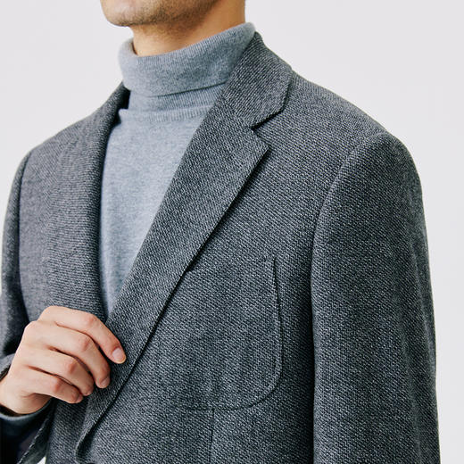 东黎 • 混纺款男士秋冬可拆卸连帽西服 3760 商品图8