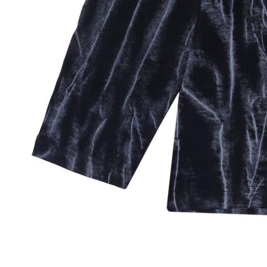 T1851新版时尚个性肌理纹晕染圆领套头长袖T恤休闲百搭潮流上衣 商品图3