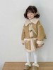 【中长款大气显高级感，加厚加绒保暖舒适】女童皮毛一体外套 秋冬新款韩版加厚加绒中长款大衣 中小童外套-QQ 商品缩略图1