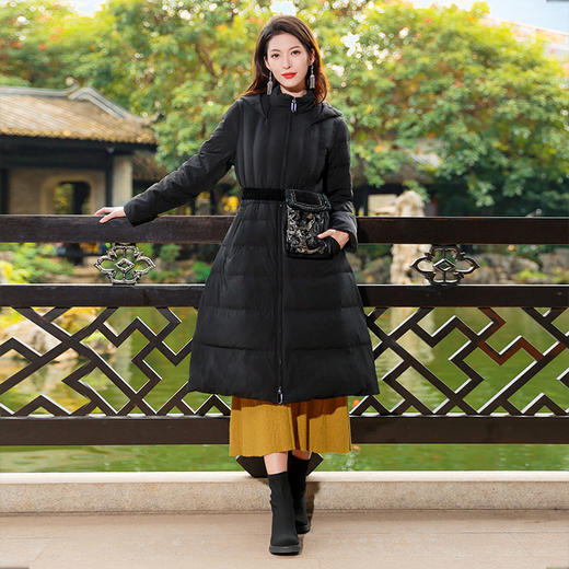 新品羽绒服 | 常幸时宜长款羽绒服  | 送时尚腰包 可拆卸 | 现货加急发 商品图2