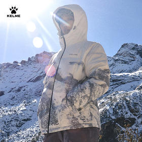 卡尔美2024新款男士连帽羽绒服