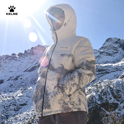 卡尔美2024新款男士连帽羽绒服 商品图0