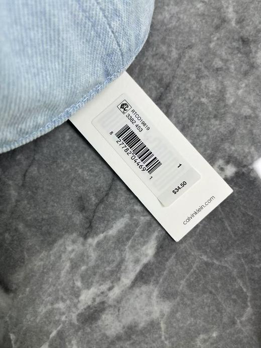 瑕疵Calvin Klein/CK 男女同款牛仔布刺绣LOGO纯棉休闲鸭舌帽棒球帽 商品图2