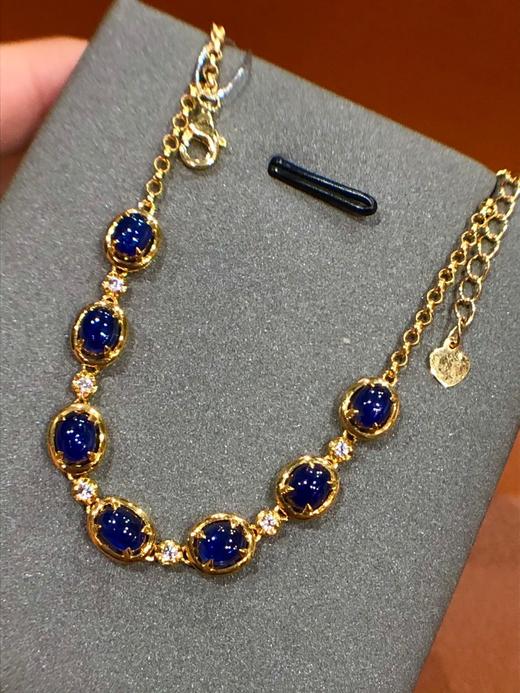 8ct蛋面蓝宝石手链 商品图1