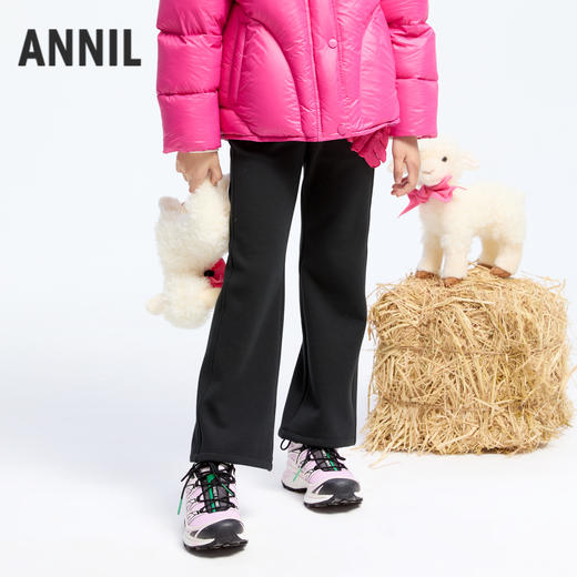 女童保暖夹裤冬季新款安奈儿童装实体店同款AG446811 商品图0