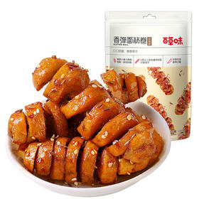百草味香弹面筋卷烧烤味135g