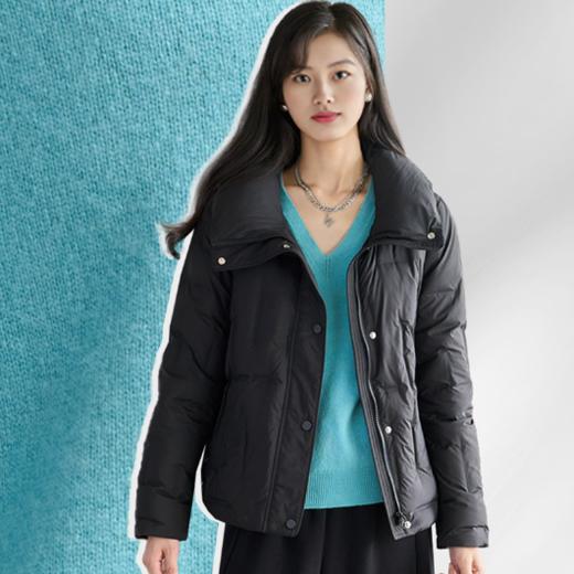奇威 翻领短款羽绒服 0AF04349 商品图0