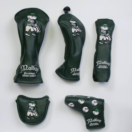 MALBON 高尔夫帽套 PU材质 轻绒布内里 防刮耐磨 便携整理 23新款 商品图0