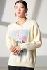 FLORID 圆领提花图案针织上衣 15404 商品缩略图0