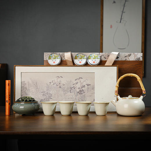 【复古风功夫茶具套装】陶瓷香道礼盒装 公司周年庆商务伴手礼品 商品图8