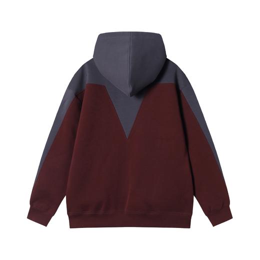 秋冬季新款时尚个性拼接撞色连帽套头卫衣休闲百搭舒适上衣 商品图4