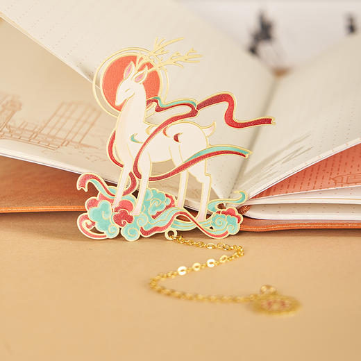 敦煌系列 藻井飞天金属书签套装 九色鹿金属书签套装 商品图3