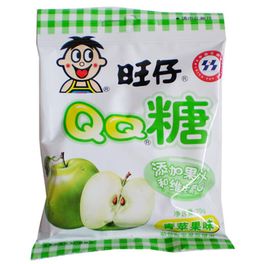 旺仔QQ糖青苹果味70g*10袋 商品图1