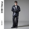 PINLI品立秋冬新款男士机车风PU皮衣休闲茄克外套雅痞上衣潮B252104056 商品缩略图0