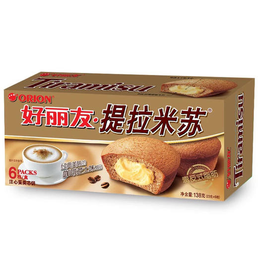 好丽友提拉米苏23g6枚装 商品图0