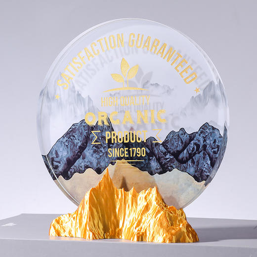 金山银山青山勇攀高峰3D打印奖杯奖牌年会礼品奖章员工奖励 商品图3