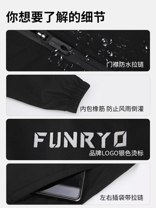 小李子：蜂锐运动风雨衣防风防雨足球训练服连帽外套成人 商品图4