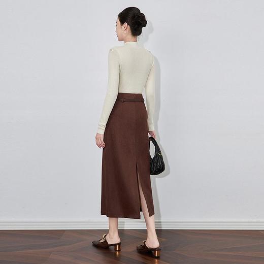 【高货wl】全新升级【铂金会员183/天猫249/差价66】(22932) 洛诗琳秋冬新款高级感气质半高领重工镂空镶钻花朵针织衫 商品图1