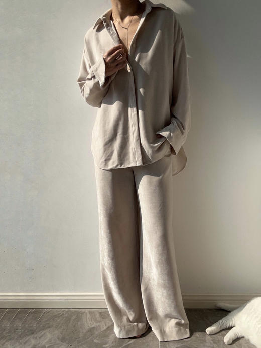 Semplicita｜Z08 直筒裤 [ 奶油白 ] 商品图5