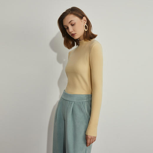 【128/2件】【真正的德绒自发热纤维】【品牌高品质】秋冬玻尿酸蚕丝保湿润肤打底衫磨绒长袖Tt恤 商品图2