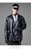PINLI品立秋冬新款男士机车风PU皮衣休闲茄克外套雅痞上衣潮B252104056 商品缩略图1