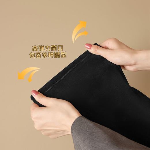 ZHR则则洋气百搭过膝靴2024新款弹力长筒靴粗跟加绒保暖骑士女靴 商品图3