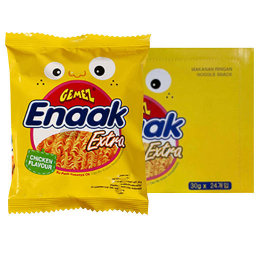 GEMEZ干脆面烧烤鸡肉味30g*24袋 商品图0