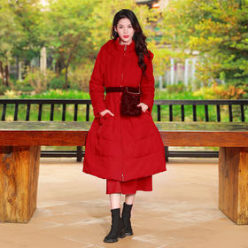 新品羽绒服 | 常幸时宜长款羽绒服  | 送时尚腰包 可拆卸 | 现货加急发