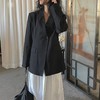【顺丰包邮】74953 洛诗琳轻奢极简高级感纯色X型气质收腰西装50266 商品缩略图1