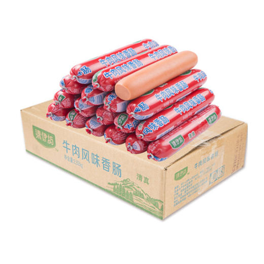 双汇清伊坊牛肉风味香肠140g*18根 商品图0