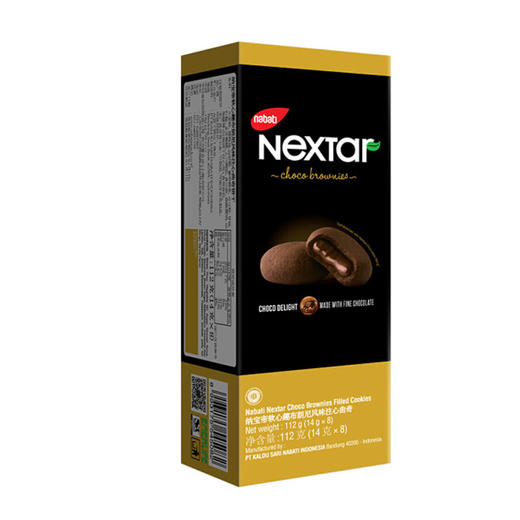 丽芝士纳宝帝软心趣布朗尼风味注心曲奇112g 商品图1