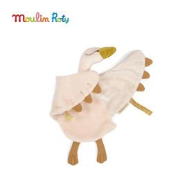 Moulin Roty 天鹅婴儿安抚巾 礼品礼盒 适合年龄0岁+ 667017