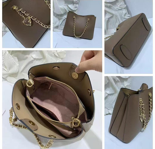 经典鲨2024年冬季新款纯色简约气质单肩斜挎手提包KGB31-D588331 商品图1