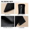 ZHR则则绒面弹力靴2024新款尖头粗跟瘦瘦靴优雅气质短靴加绒女靴 商品缩略图2