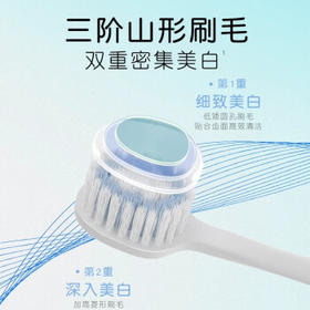 舒客【肖战同款】三角牙刷  双重密集美白 护龈软毛牙刷 2支 新老随机
