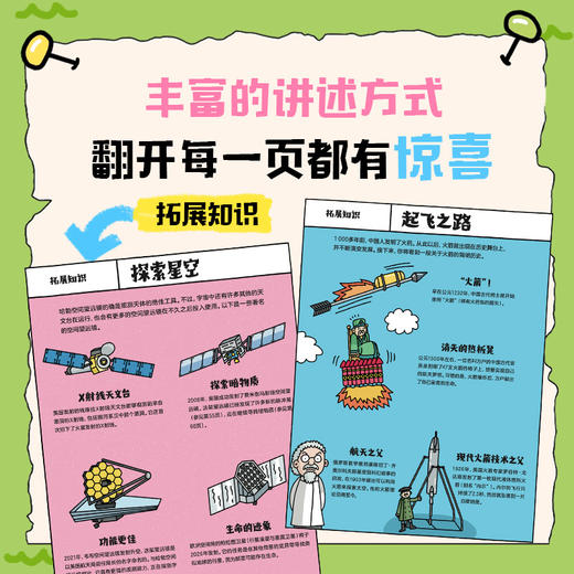 【单册/套装可选】地球上的爆笑历史+太空中的爆笑生活 2册  7岁+  中信 商品图9