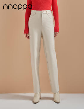 高弹磨毛修身烟管裤PA29338