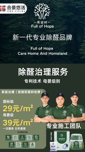 希望树 除甲醛家庭治理服务