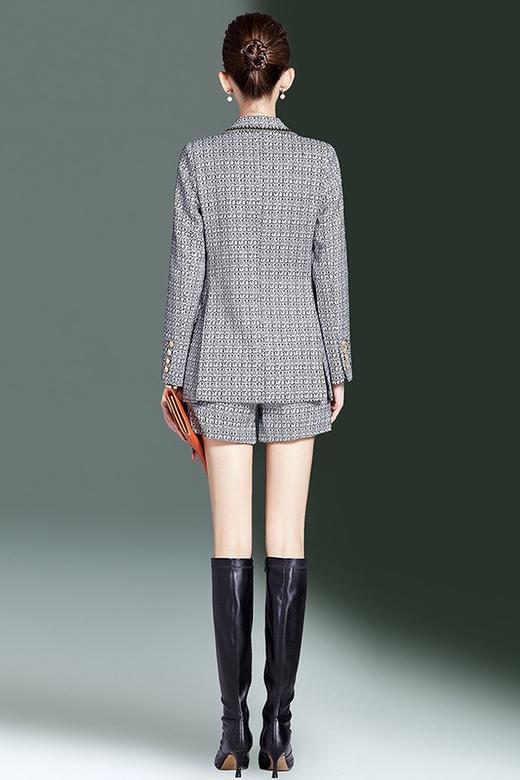 Le Malene 小香复古粗花呢外套短裤套装 15592 商品图2